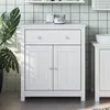 Image de Armoire de salle de bain BERG blanc 69,5x34x80 cm pin massif