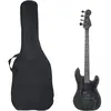 Image de Vidaxl Guitare Basse Pour Débutants, Avec Housse, Noire, 4/4, 46