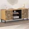 Image de vidaXL Meuble TV, Armoire de Télévision avec Étagères et Portes, Meuble Télé avec Rangement Salle de Séjour, Rétro, Bois 358212