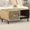 Image de Table basse 80x50x40 cm bois de manguier massif