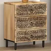 Image de Table de chevet 50x33x60 cm bois de manguier massif