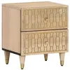 Image de Tables de chevet 2 pcs 40x33x46 cm Bois de manguier solide