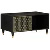 Image de vidaXL Table basse 80x50x40 cm bois de manguier massif, table d'appoint, table de salon, table latérale, bout de canapé, 358324