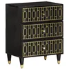 Image de vidaXL Table de chevet 50x33x60 cm bois de manguier massif358329