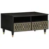 Image de vidaXL Table basse 80x54x40 cm bois de manguier massif, table d'appoint, table de salon, table latérale, bout de canapé, 358333