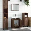Image de vidaXL Ensemble de meubles de salle de bain 2 pcs Chêne marron, armoire de salle de bain, armoire de bain, meuble-lavabo de 835699