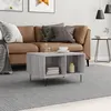 Image de vidaXL Table basse Sonoma gris 60x50x36,5 cm Bois d'ingénierie 830546