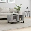 Image de vidaXL Table basse Gris béton 60x50x36,5 cm Bois d'ingénierie830552