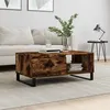 Image de vidaXL Table basse Chêne fumé 90x50x36,5 cm Bois d'ingénierie 830577