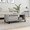 Image de vidaXL Table basse Sonoma gris 90x50x36,5 cm Bois d'ingénierie 830578
