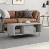 Image de vidaXL Table basse Sonoma gris 90x50x36,5 cm Bois d'ingénierie830594
