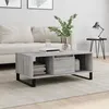 Image de vidaXL Table basse Sonoma gris 90x50x36,5 cm Bois d'ingénierie 830602