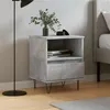 Image de vidaXL Table de chevet gris béton 40x35x50 cm bois d’ingénierie 830628
