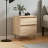Image de vidaXL Table de chevet chêne sonoma 40x35x50 cm bois d’ingénierie 830674