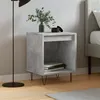Image de vidaXL Table de chevet gris béton 40x35x50 cm bois d’ingénierie830724