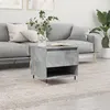 Image de Table basse - VIDAXL - 50x46x50 cm - Bois d'ingénierie - Gris béton - Design contemporain
