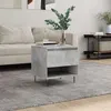 Image de vidaXL Table basse gris béton 50x46x50 cm bois d'ingénierie830916