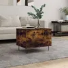 Image de vidaXL Table basse Chêne fumé 60x44,5x45 cm Bois d'ingénierie 830953