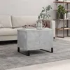 Image de vidaXL Table basse Gris béton 60x44,5x45 cm Bois d'ingénierie 830960