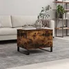 Image de vidaXL Table basse Chêne fumé 60x44,5x45 cm Bois d'ingénierie 830961