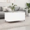 Image de vidaXL Table basse Blanc 90x44,5x45 cm Bois d'ingénierie 830964