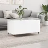 Image de vidaXL Table basse Blanc brillant 90x44,5x45 cm Bois d'ingénierie 830966