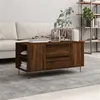 Image de vidaXL Table basse chêne marron 102x44,5x50 cm bois d'ingénierie831003