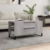 Image de vidaXL Table basse sonoma gris 102x44,5x50 cm bois d'ingénierie 831010