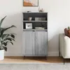 Image de vidaXL Buffet haut Sonoma gris 60x36x110 cm Bois d'ingénierie831490