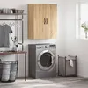 Image de vidaXL Armoire murale chêne sonoma 69,5x34x90 cm bois d'ingénierie 834981