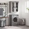 Image de vidaXL Armoire murale sonoma gris 69,5x34x90 cm bois d'ingénierie 834992