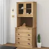 Image de Buffet haut VIGO 80x40x176 cm bois massif de pin