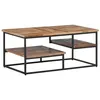 Image de Table basse 90x50x39 cm teck de récupération massif