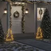 Image de Décoration lumineuse arbre de Noël avec piquets 80 LED 60 cm