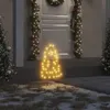 Image de vidaXL Décoration Lumineuse Arbre de Noël avec Piquets 50 LED 3 pcs, Lumières d'Arbre de Noël, Ornements de Noël Fête Maison Jardin, Moderne, 30 cm