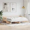 Image de Lit de jour et lit gigogne sans matelas 90x200 cm bois massif