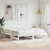 Image de Lit de jour et lit gigogne sans matelas 90x200 cm bois massif