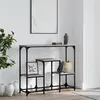Image de vidaXL Table console sonoma gris 89,5x28x76 cm bois d'ingénierie833386