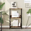 Image de Bibliothèque chêne fumé 50x33x82 cm bois d ingénierie
