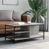 Image de vidaXL Table basse Sonoma gris 100x50x45 cm Bois d'ingénierie 835307