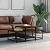 Image de vidaXL Table basse chêne marron 102x60x45 cm bois d'ingénierie 835318