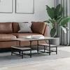 Image de vidaXL Table basse sonoma gris 100x50,5x40 cm bois d'ingénierie 835377