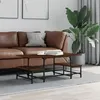 Image de vidaXL Table basse chêne marron 100x50,5x40 cm bois d'ingénierie 835378