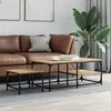 Image de vidaXL Tables basses gigognes 2 pcs chêne sonoma bois d'ingénierie 835395