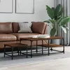 Image de vidaXL Tables basses gigognes 2 pcs chêne marron bois d'ingénierie 835398