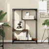 Image de VidaXL Bibliothèque chêne sonoma 81x36x115 cm bois ingénierie et acier 835406