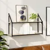 Image de Étagère murale 2 niveaux chêne sonoma 80x21x51 cm