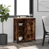 Image de vidaXL Buffet chêne fumé 70x30x80 cm bois d'ingénierie 835496