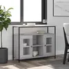 Image de vidaXL Dressoir 100x35x80 cm bewerkt hout grijs sonoma835507
