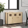 Image de vidaXL Buffet chêne sonoma 100x35x70 cm bois d'ingénierie835520